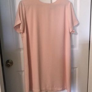 Pink shift dress